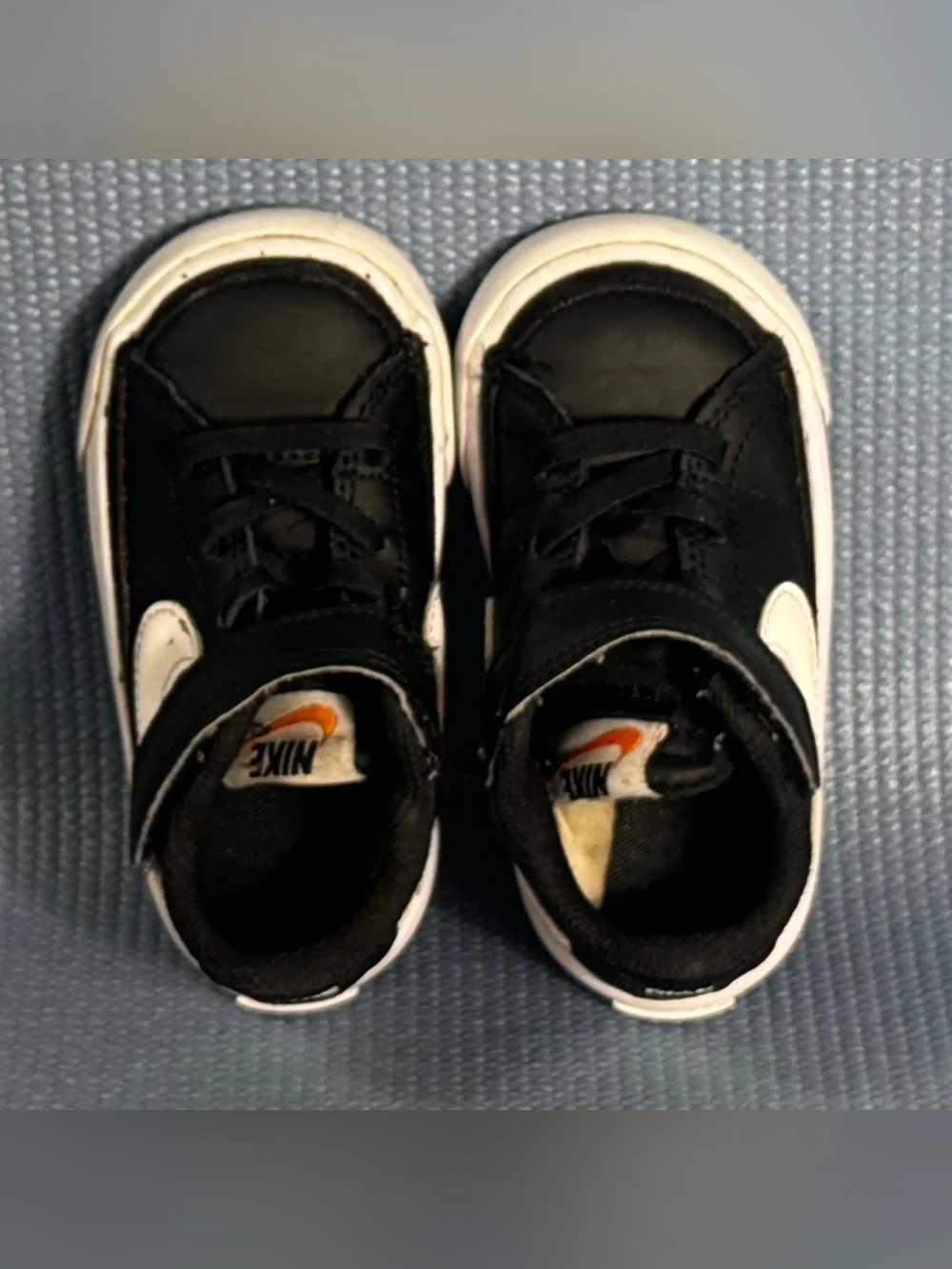 Nike Court Legacy Baby/Toddler Black/White Shoes Size 5C